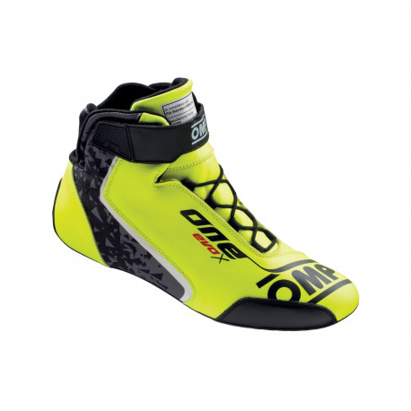 Čevlji FIA dirkalni čevlji OMP ONE EVO X, fluo rumena | race-shop.si