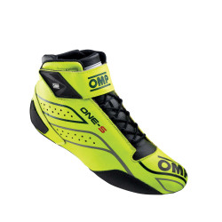 FIA dirkalni čevlji OMP ONE-S, fluo rumena