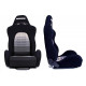 Športni sedeži brez homologacije FIA - nastavljivi Racing seat K700 BLACK | race-shop.si