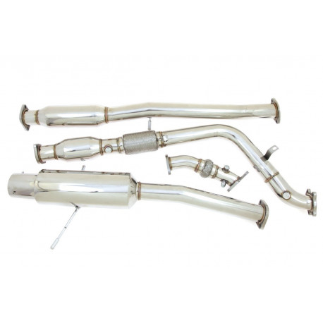 Cat back izpušni sistem RACES exhaust, Turbo Back - Subaru Impreza WRX STI 97-06 | race-shop.si