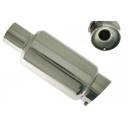 Muffler RACES 32, inlet/outlet 2,5" (63mm)