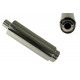 Enostenski - valjasti Izpušni lonec (dušilec zvoka) RACES 36, premer dovoda 2,5" (63mm) | race-shop.si