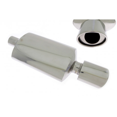 Posebni Izpušni lonec (dušilec zvoka) RACES 5, premer dovoda 2,5" (63mm) | race-shop.si