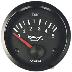 VDO gauge oil pressure (0-5 BAR) - cockpit vision series