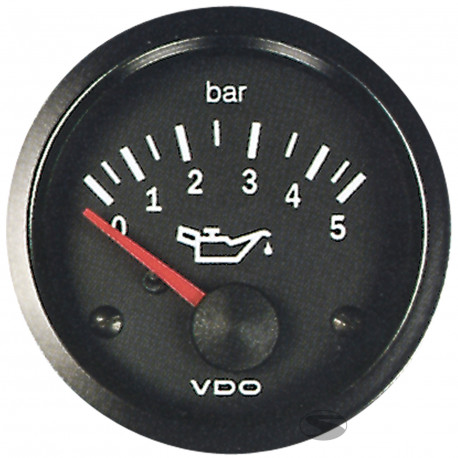 Merilniki VDO Cockpit Vision VDO gauge oil pressure (0-5 BAR) - cockpit vision series | race-shop.si