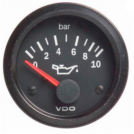 Merilniki VDO Cockpit Vision VDO gauge oil pressure (0-10 BAR) - cockpit vision series | race-shop.si