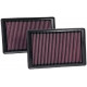 Nadomestni zračni filtri za originalni airbox Nadomestni zračni filter K&N 33-2445 | race-shop.si