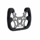 Volani 6-kraki volanski obroč OMP 310 ALU GT, 315mm, semiš, brez zamika, srebrna | race-shop.si