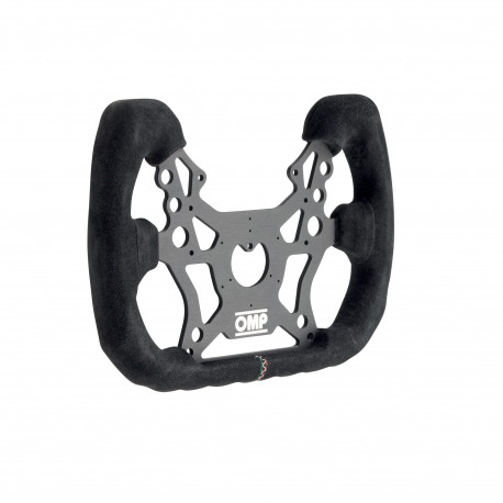 Volani 6-kraki volanski obroč OMP 310 ALU GT, 315mm, semiš, brez zamika, srebrna | race-shop.si