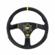 Volani 3 spokes steering wheel OMP 320 CARBON S, 320mm, Flat | race-shop.si