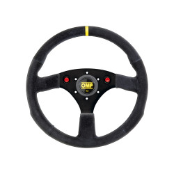 3 spokes steering wheel OMP 320 ALU SP, 320mm, Flat
