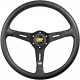 Volani 3-kraki volanski obroč OMP SAND, 380mm, poliuretan, brez zamika, črna | race-shop.si