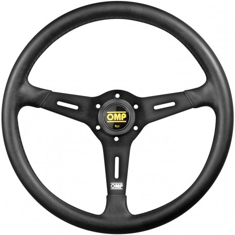 Volani 3-kraki volanski obroč OMP SAND, 380mm, poliuretan, brez zamika, črna | race-shop.si