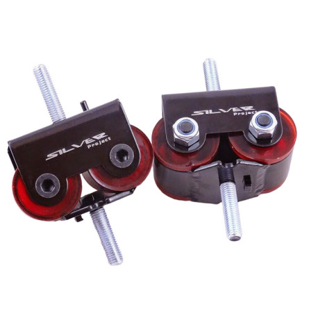 Nosilci motorja in menjalnika SILVER PROJECT SOLID ENGINE MOTOR MOUNTS fit Chevrolet LS1 LS2 LS3 LS6 LS7 LS9 Corvette | race-shop.si