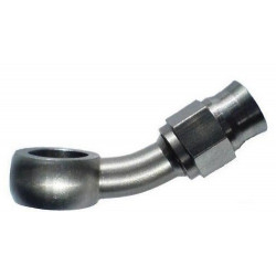 Banjo bolt end, 20°, 10,2mm (bolts AN3, M10), stainless steel