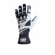Rokavice Rokavice za karting OMP KS-3 (notranji šivi), črna/bela | race-shop.si