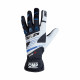Rokavice Race gloves OMP KS-3 (internal stitching) black / white / blue | race-shop.si