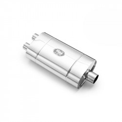 Sredinski izpušni lonec (dušilec zvoka) 70mm RM Motors