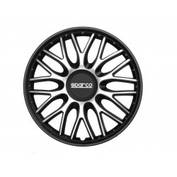 SPARCO wheel covers SPARCO ROMA - 15" (black-silver)