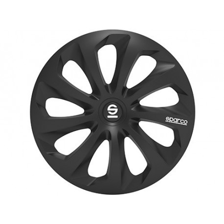 Dodatki za kolesa SPARCO Pokrovi koles SPARCO SICILIA - 15" (črno) | race-shop.si