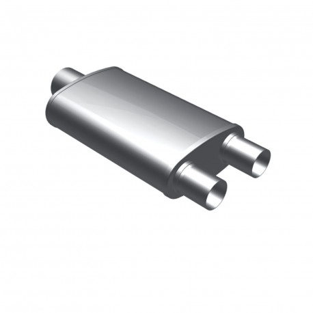 1x vhod / 2x izhod MagnaFlow jekleni dušilec zvoka (izpušni lonec) 13278 | race-shop.si