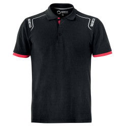 Polo majica SPARCO Portland Tech Stretch Plus, črna