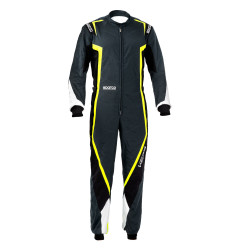 CIK-FIA race suit SPARCO Kerb K44 gray/black/white/yellow