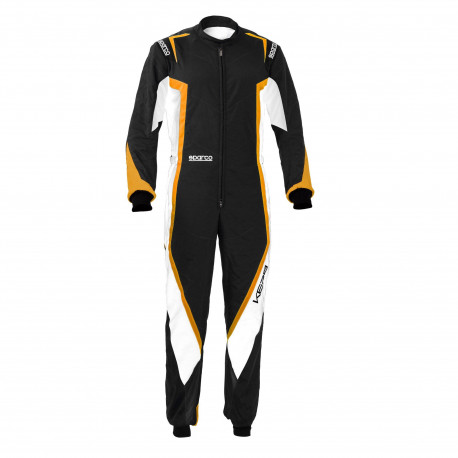 Obleke CIK-FIA race suit SPARCO Kerb K44 black/white/orange | race-shop.si