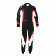 Obleke CIK-FIA Child race suit SPARCO Kerb K44 black/white/red | race-shop.si