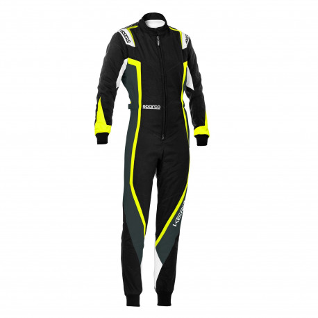 Obleke CIK-FIA Child race suit SPARCO Lady Kerb K44 black/yellow | race-shop.si