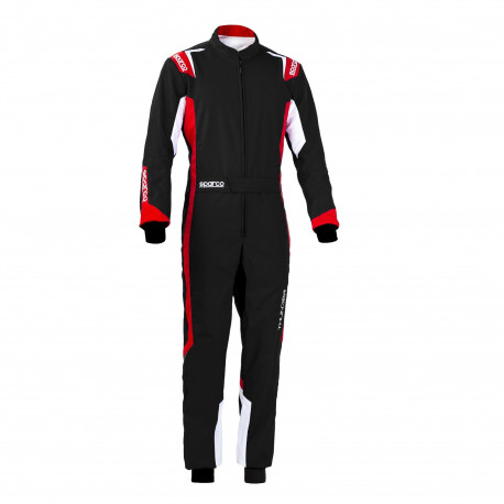 Obleke CIK-FIA Otroški dirkaški kombinezon SPARCO Thunder K43 črna/rdeča | race-shop.si