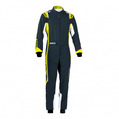 Obleke CIK-FIA Child race suit SPARCO Thunder K43 gray/yellow | race-shop.si