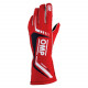 Rokavice Race gloves OMP First EVO with FIA homologation (external stitching) red / black / white | race-shop.si