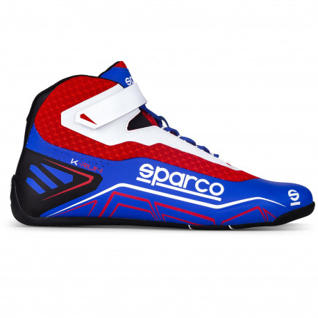 Čevlji Čevlji za karting Sparco K-RUN, cian/rdeča | race-shop.si