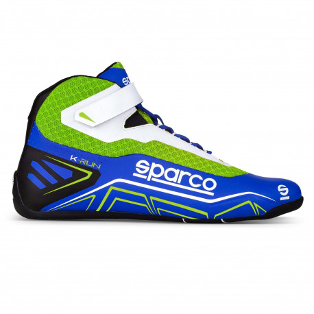 Čevlji Čevlji za karting Sparco K-RUN, cian/fluo zelena | race-shop.si