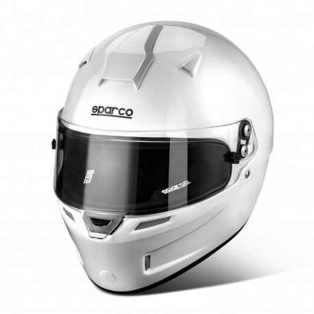 Celoplanetne čelade Helmet Sparco SKY KF-5W SNELL KA 2015, white | race-shop.si