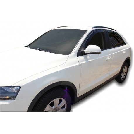 Okenski deflektorji Okenski deflektorji za AUDI Q3 5D, 2011-2018 (+OT), 4 kosov (sprednja + zadnja deflektorja) | race-shop.si