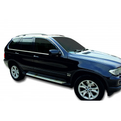 Okenski deflektorji za BMW X5 (E53) 5D, 2001–, 2006 (+OT), 4 kosov (sprednja + zadnja deflektorja)