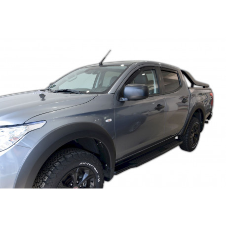 Okenski deflektorji Okenski deflektorji za FIAT FULLBACK 4D, 2016 in novejše (+OT), 4 kosov (sprednja + zadnja deflektorja) | race-shop.si