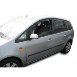 Okenski deflektorji za FORD FOCUS C-MAX 5D, 2003-2011 (+OT), 4 kosov (sprednja + zadnja deflektorja)