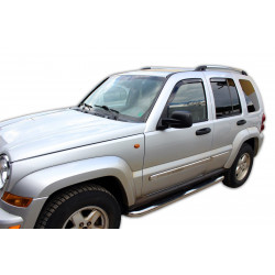 Okenski deflektorji za JEEP LIBERTY (KJ) 5D, 2001-2007 (+OT), 4 kosov (sprednja + zadnja deflektorja)
