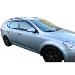 Okenski deflektorji za KIA CEED I 5D, 2007-2011 (+OT), 4 kosov (sprednja + zadnja deflektorja)