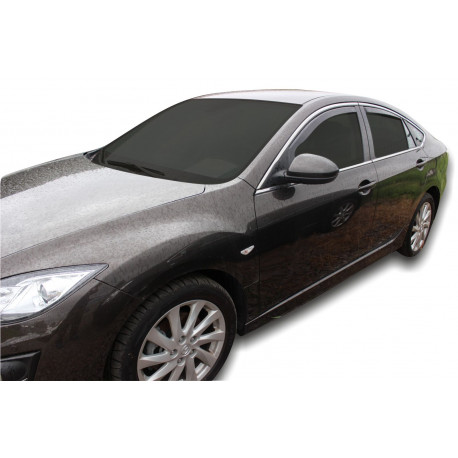 Okenski deflektorji Okenski deflektorji za MAZDA 6 (GH) 4D 08/2007-2012 (+OT) SEDAN, 4 kosov (sprednja + zadnja deflektorja) | race-shop.si