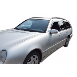 Okenski deflektorji za MERCEDES Klasa E S 210 5D 1995–2002 (+OT) COMBI, 4 kosov (sprednja + zadnja deflektorja)