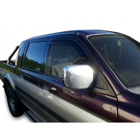 Okenski deflektorji Okenski deflektorji za MITSUBISHI L-200 5D, 1999-2006 (+OT), 4 kosov (sprednja + zadnja deflektorja) | race-shop.si