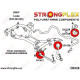 Poliuretanske puše Strongflex Front anti roll bar Strongflex bush SPORT | race-shop.si
