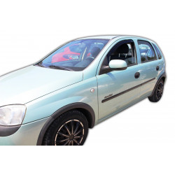 Okenski deflektorji za OPEL CORSA C 5D, 2000-2006, 2 kosa (sprednja deflektorja)