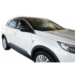 Okenski deflektorji za OPEL GRANDLAND X 5D, 2017 in novejše (+OT), 4 kosov (sprednja + zadnja deflektorja)