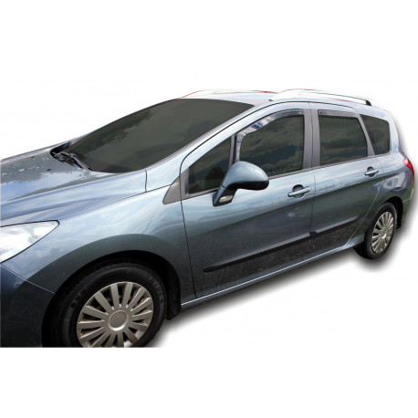 Okenski deflektorji Okenski deflektorji za PEUGEOT 308 I 5D SW, 2008-2012 (+OT), 4 kosov (sprednja + zadnja deflektorja) | race-shop.si