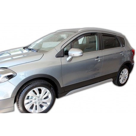 Okenski deflektorji Okenski deflektorji za SUZUKI SX4 II S-CROSS 5D 08/2013 in novejše (+OT), 4 kosov (sprednja + zadnja deflektorja) | race-shop.si